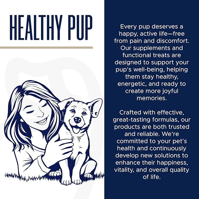 Dog Multivitamin Supplement - 120 Soft Chew Dog Vitamins and Supplements with Omega, Probiotics, Glucosamine, and More - for Small, Large, and Senior Dogs