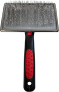 Paw Brothers Soft Pin Flat Slicker Brush for Dogs, Professional Grade Brush for Large Dogs, Coated Tips, Gentle on Skin, Remove Tangles and Mats, Maximum Coverage, X-Large