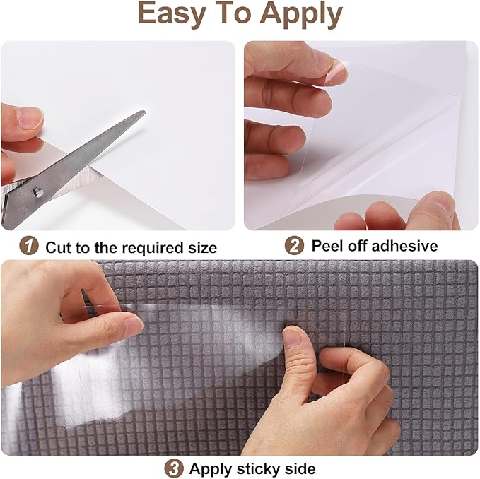 uxcell Anti Cat Scratch Furniture Protector, 1 Roll 197" x 5.9" Single-Sided Sticky Couch Protector from Cat Claws, Clear Protectors from Cats Scratching for Sofa Corners, Walls, Doors