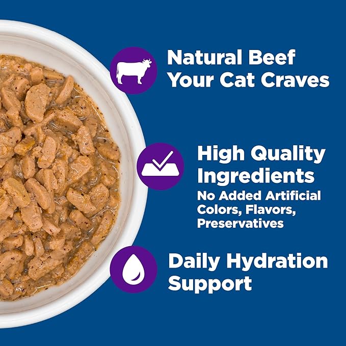 Wellness Complete Health Grilled, Adult Wet Cat Food, Natural, Protein-Rich, Grain-Free, Canned, 3 Ounce, 12 Pack, (Beef and Lamb Dinner Recipe)