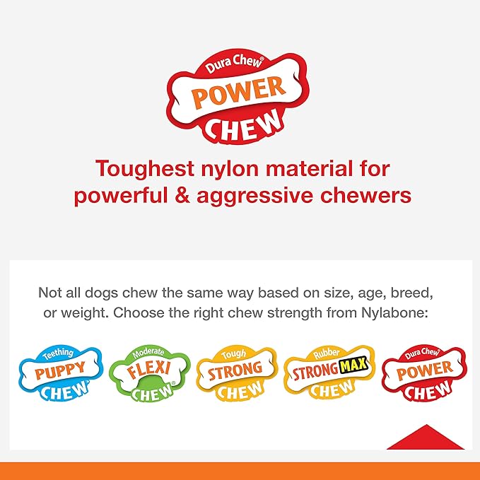 Nylabone Knuckle Bone Pop-in Treat Toy Power Chew Toy with 30 Refills, Interactive Treat Dispensing Enrichment Toys for Dogs, Long Lasting Chicken Flavor, Medium Dogs - Up to 35 lbs, 2 Pack