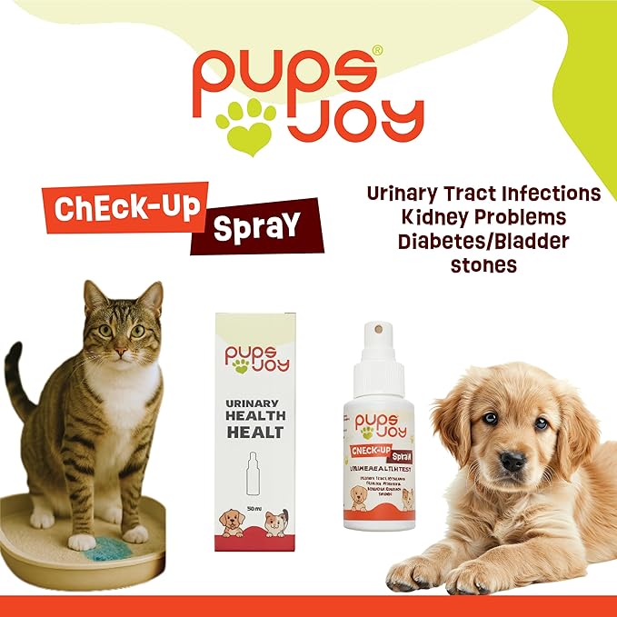 Pet Health Indicator Spray for Cats & Dogs – 50 ml | Urine Color Change Alert for Litter & Pee Pads | Easy Monitoring for Behavior & Wellness | Non-Toxic, Safe Formula