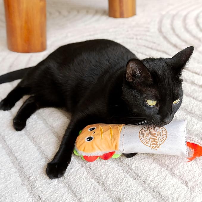 Quirky Kitty Deli Delight Kicker with Energizing Catnip Cat Toy, Pack of 1