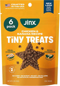 Jinx Chicken & Banana Training Treats for Dogs and Puppies, Low-Calorie, All Natural, Slow-Smoked Real Chicken, No Fillers 4oz, 6 Pack