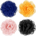 Dog Collar Flowers, Pet Flower Charms Soft Chiffon Cat Collar Bow Tie Floral Grooming Supplies, Intended for Dog