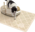 Niubya Premium Cat Litter Mat, Litter Box Mat with Non-Slip and Waterproof Backing, Litter Trapping Mat Soft on Kitty Paws and Easy to Clean, Cat Mat Traps Litter from Box