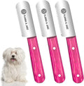 FJ Professional Stripping Knife, Right handed, 3 inch blade (Stainless Steel) (3 Pack, Pink)