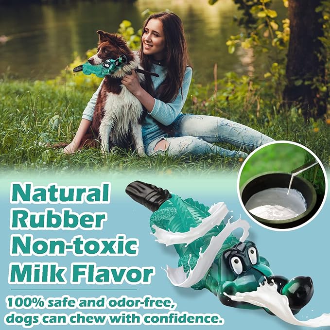 Dog Toys for Aggresive Chewers：Tough Dog Toys for Large Dogs - Indestructible Dog Toy- Heavy Duty Dog Toys for Small/Medium/Large Dogs Breed to Keep Them Busy