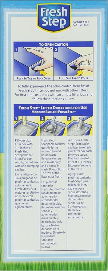 Fresh Step Scoopable Cat Litter, Perfume & Dye Free, 14 lb
