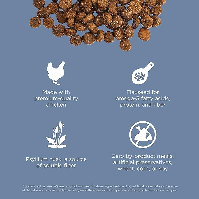 Go! Solutions Weight Management + Joint Care Chicken Grain-Free Dry Cat Food, Premium Kibble for Healthy Dieting in Adults & Seniors, with Natural Sources of Chondroitin for Good Mobility, 3 lb Bag