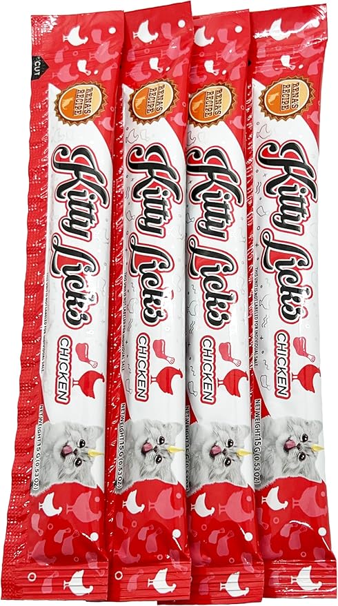 Rena's Recipe Kitty Licks Chicken Varieties (60 Tubes)