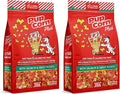 Pup Corn Plus - Puffed Dog Treats with Prebiotics and Probiotics - Salmon & Sweet Potato (24oz) - Made in USA (Pack of 2)
