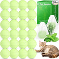 24 Pack Stray Cat Repellent for Indoor Outdoor Peppermint Oil Cat Repellent, Keep Wild Cat Rodent Skunk Deer Away from Patio, Yard, Garden, Natural Ingredients Mouse Deterrent Safe for Pets