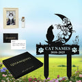 Personalized Memorial Marker for Departed Feline Friends, Handcrafted Cat Grave Stone