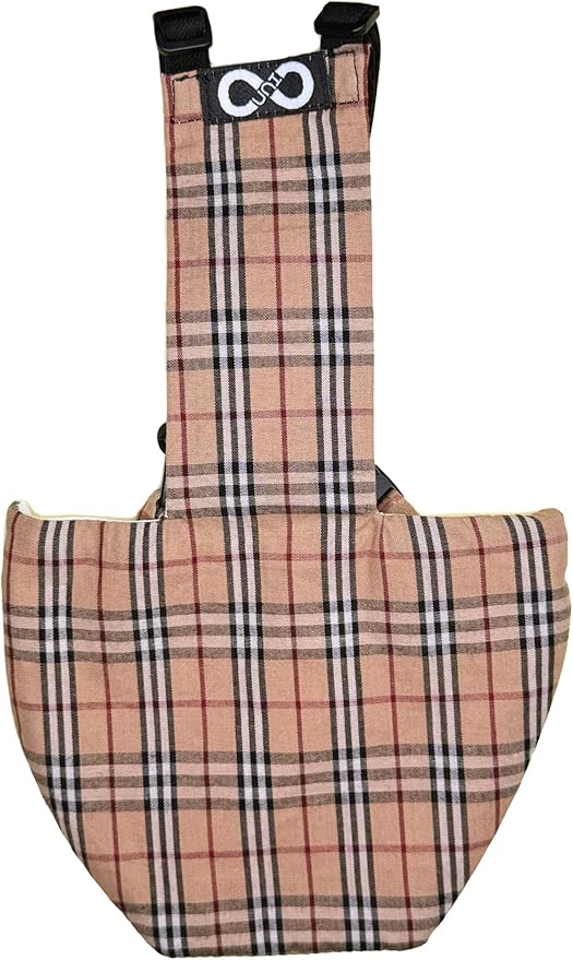 Chicken Diapers Duck Diaper Diaperalls for Hens, Roosters, Ducks, Ducklings - Reusable, Adjustable by Uni Infinity (British Plaid, Chicken Large, 1, Count)