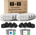 Official Cat Fountain Filters (8 Filters +8 Sponges)