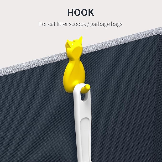 Aokeyee Cat Litter Box Enclosure Splash Guard, Extra Large 27"x22"x17" Foldable Waterproof Shield with Removable PVC Mat, Easy Clean Pet Litter Box Cover with 2 Hooks