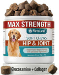 Hip & Joint Dog Chews – Glucosamine, Chondroitin, MSM, Turmeric & Collagen for Joint Health & Mobility – High-Potency Supplement for Dogs of All Breeds & Sizes – Active Lifestyle Support