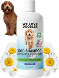 Dog Shampoo, Conditioner & Detangler-Best Shampoo for Goldendoodles, Poodles & Doodles Pet Hair -Hypoallergenic, Tearless, Sensitive Skin for Puppies & All Dog Breeds -Made in USA,16OZ (Ocean Breeze)