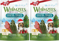 Whimzees by Wellness Holiday Natural Grain Free Dental Chews for Dogs, Medium Breed, 6 Count (Pack of 2)