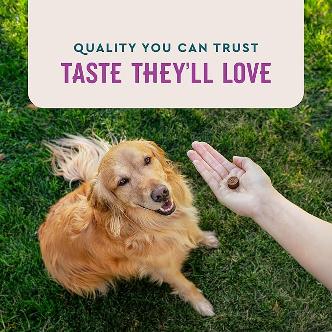 VetIQ Calming Support Supplement, Calming Chews for Dogs Help Manage Stress and Promote Relaxation, Anxiety Relief for Dogs, Made in The USA, 120 Count (Pack of 2)