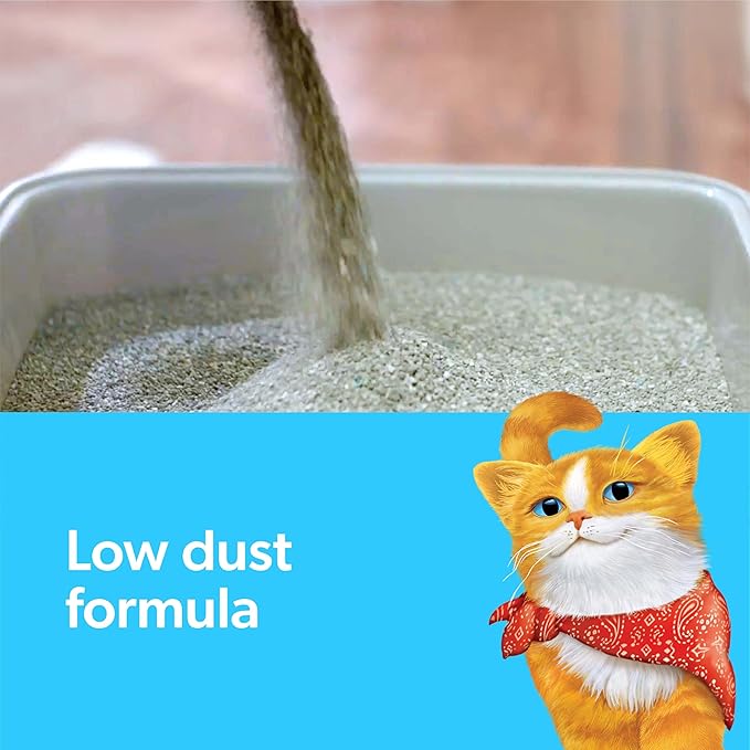 Fresh Step Extreme Clumping Litter with Febreze Freshness, Mountain Spring Scent Clumping Cat Litter with Guaranteed Odor Control, 14 lb. Box (Pack of 2)