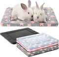 VitalCozy 4 Pcs Winter Dog Crate Pads, Ultra Soft Warm Washable Dog Cat Bed Mat for Pet Crate Comfortable Replaceable Reversible Kennel Pad for Small, Medium, Large Dogs(18 x 14 x 1.6 Inch,Colorful)