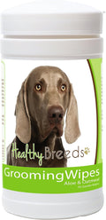 Healthy Breeds Weimaraner Grooming Wipes 70 Count
