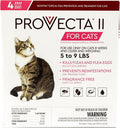 PROVECTA® II for Small Cats (5–9 lbs) Flea and Tick Topical Treatment, 4-Month Supply