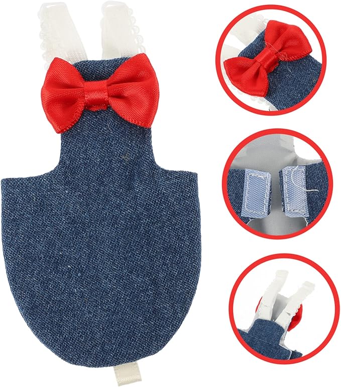 BESPORTBLE Adjustable Small Bird Diaper Flight Suit for Parakeets Cockatiels Pigeons Lightweight Breathable Cotton Cloth Bird Diaper Harness Outfit for Pet Reusable Comfortable
