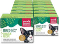 The Honest Kitchen Human Grade Grain Free Minced Chicken in Bone Broth Gravy Wet Cat Food, 2.8 oz x12