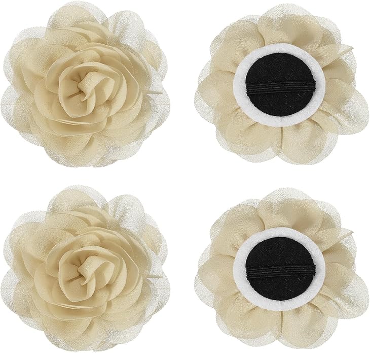Dog Collar Flowers, Pet Flower Charms Soft Chiffon Cat Collar Bow Tie Floral Grooming Supplies, Intended for Dog