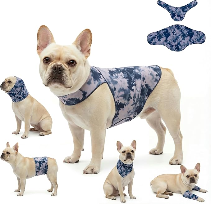 DAJIDALI® Dog & Cat Anxiety Vest & Spay Recovery Suit – Silent Calming Wrap for Surgery, Thunderstorms – Breathable Cone Alternative