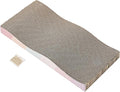 SIDAZON Cat Scratch Pad Cardboard cat scratchers for Indoor Cats Reversible Large Wide Corrugated with Catnip(1pcs)