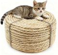 164 Feet Sisal Rope for Cat Tree & Scratching Post Replacement, 1/4 Inch Scratcher Rope to Refresh Cat Furniture, Durable Cat Scratching Rope