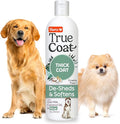 Hartz True Coat Thick Coat Dog Shampoo, 5 in 1 De‑Sheds & Softens with Oat Milk, Coconut Oil & Aloe, 16 oz