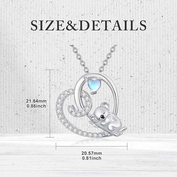 Guinea Pig/Raccoon/Butterfly/Panda/Hummingbird/Giraffe/Rabbit Necklace 925 Sterling Silver Animal Pendant Jewelry Gift for Women Mom