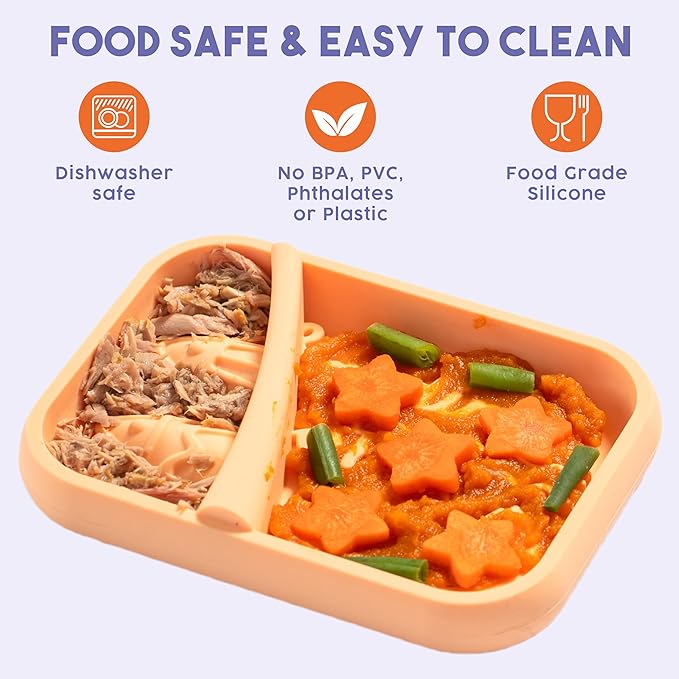 Awoo Sardina - Silicone Dog & Cat Lick Mat + Slow Feeder with Suction Cups - Non-Slip, Dishwasher Safe Pet Dish - Extends Mealtime for Fast Eaters & Reduces Anxiety - for Wet & Dry Food (Cobalt)