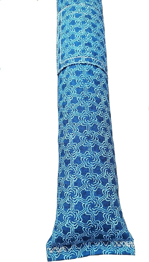 Refillable 15" Catnip Cat Kicker Toy Filled with 1 oz Canadian Catnip, Cobalt Blue