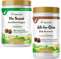 NaturVet All-in-One Dog Supplement - for Joint Support, Digestion, Skin, Coat Care – 120 Soft Chews & No Scoot for Dogs - 120 Soft Chews - Supports Healthy Anal Gland & Bowel Function