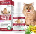 Hot Spot Spray Treatment for Cats, Upgraded Hot Spot & Itch Relief Skin Spray for Cat, Instant Irritated Dry Itchy Skin, Allergies, and Dermatitis, Scratching and Licking, Reduces Topical Inflammation