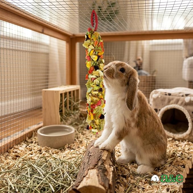 Vitapol Smakers by A&E Cage Co Vegetable Treat Sticks – Twin Pack Small Animal Snack Sticks – Natural Chew Treats for Rabbits, Hamsters, Gerbils, Mice & Rats