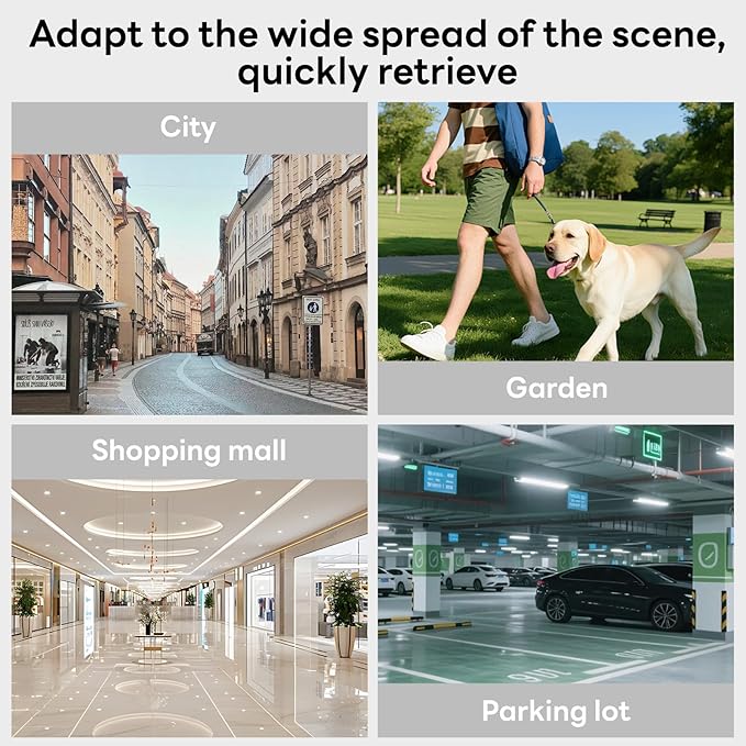 GPS Tracker for Vehicles, Elderly, Kids & Pets, Real-Time Mini Hidden Tracker Device, Compatible with iOS, Android & Huawei HarmonyOS, No Monthly Fee & No SIM Card Required (Black)