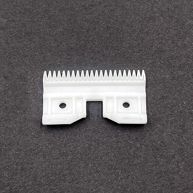 3PCS Ceramic Coarse Pet Replacement Blade Cutter Compatible with Andis 64440, Oster A5, Wahl KM Series Clipper, 22Teeth White and Black Ceramic Blade Cutter