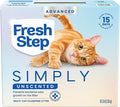 Fresh Step Clumping Cat Litter, Advanced, Unscented, 18.5 lbs (Package May Vary)