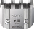 Wahl Pro Animal Wide Prime Series Blades - Professional Fine Tooth Pet Clipper for Horse, Cat & Dog Grooming - Made from High-Carbon Steel - #10, 1.5mm