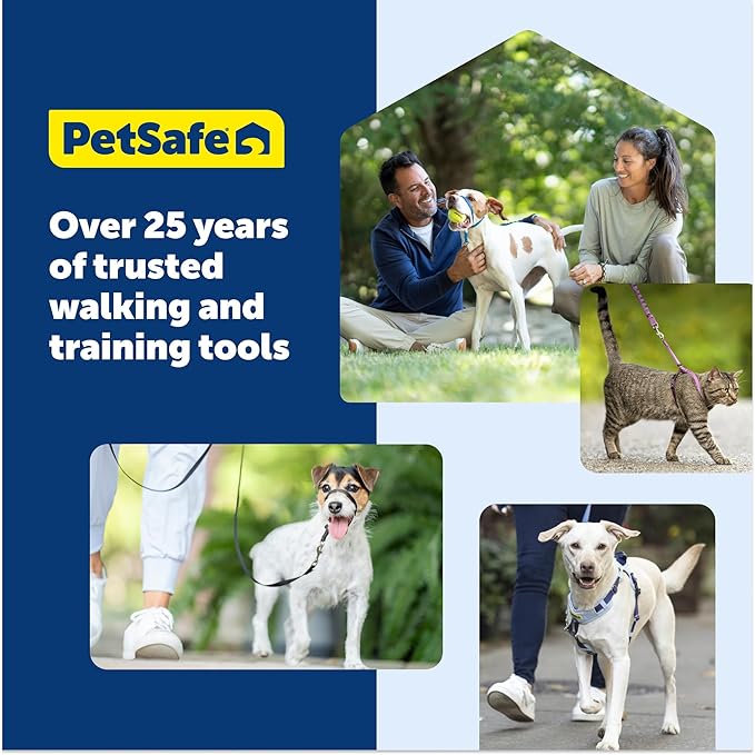 PetSafe Easy Walk Comfort No-Pull Dog Harness - Better Walk Training Harness - Full Body Padded Design - Durable Fabric - 5 Point Adjustable Fit - Everyday Leash Training - Pink - Large