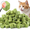 120g/4.23oz Cat Toy Cats Grass Treats, Fish Oil Kitten Grass Catnip Stick for Hairball Removal Teeth Cleaning Cats Edible Freeze Dried Kitty Lickable Chew Dental Snack for Indoor Kitty Food