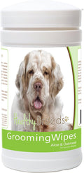 Healthy Breeds Clumber Spaniel Grooming Wipes 70 Count