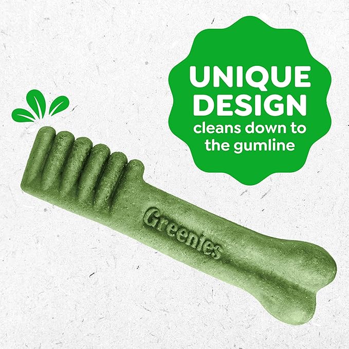 Greenies Veterinarian-Recommended Adult Natural Dental Dog Treats Petite Size, Dog Dental Chews, Original Flavor, 6 oz. Pack, 10 Count